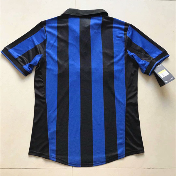 1998 Retro Version Inter Milan Home Blue&Black Thailand Soccer Jersey AAA-510