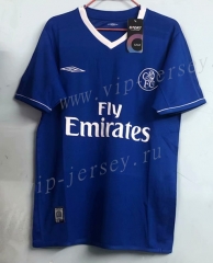 Retro Version 2003-2005 Chelsea Blue Thailand Soccer Jersey AAA-811