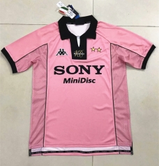 Retro Version 1997-1998 Juventus Away Pink Thailand Soccer Jersey AAA-407