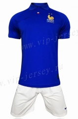 100th Anniversary Edition France Home Blue Soccer Uniform