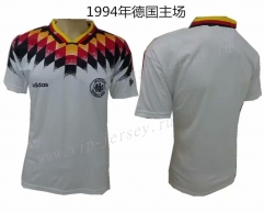 1994 Retro Version Germany Home White Thailand Soccer Jersey AAA