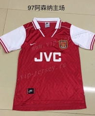 Retro Version 1997 Arsenal Home Red Thailand Soccer Jersey AAA-DG