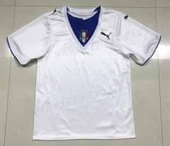 Retro Version 2006 Italy Away White Thailand Soccer Jersey AAA-SL