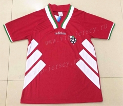Retro Version 1994 Bulgaria Away Red Thailand Soccer Jersey AAA-DG