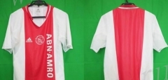 Retro Version 2004-2005 Ajax Red&White Thailand Soccer Jersey AAA-912