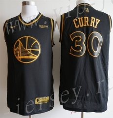 Golden State Warriors Black&Gold #30 NBA Jersey