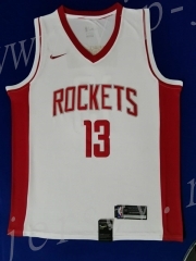 Houston Rockets White #13 NBA Jersey