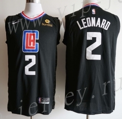 Los Angeles Clippers Printing Black #2 NBA Jersey