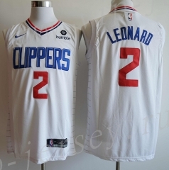 Los Angeles Clippers Printing White #2 NBA Jersey