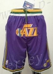 Utah Jazz Purple NBA Shorts
