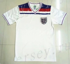 Retro Version 1982 England Home White Thailand Soccer Jersey AAA-LL
