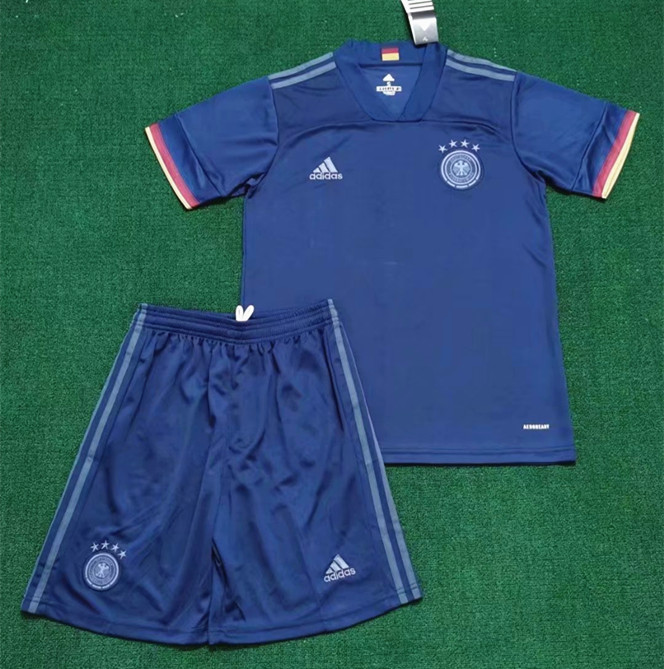 Germany Home Royal Blue Soccer Uniform-SKE