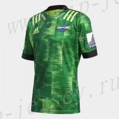 2020 Hurricanes Green Training Rugby Shirt