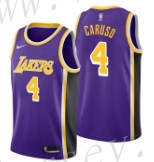 Los Angeles lakers #4 Purple NBA Jersey