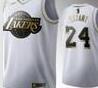 Los Angeles Lakers White&Goal #24 NBA Jersey