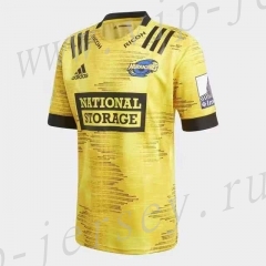 2020 Hurricanes Home Yellow Rugby Shirt