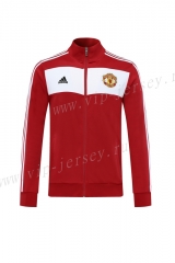 Classic Version Manchester United Red Thailand Soccer Jacket-LH