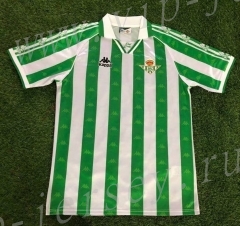 Retro Version 1995-1997 Real Betis White&Green Thailand Soccer Jersey AAA-503