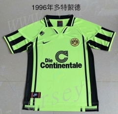 Retro Version 1996 Borussia Dortmund Yellow Thailand Soccer Jersey AAA-AY