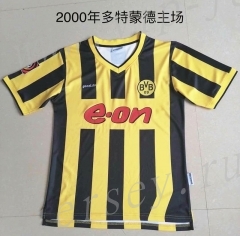 Retro Version 2000 Borussia Dortmund Home Yellow&Black Thailand Soccer Jersey AAA-AY