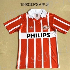 Retro Version 1990-1993 Eindhoven Home Red Thailand Soccer Jersey AAA-AY