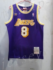 Honor Edition Kobe 98 All Stars Purple #8 NBA Jersey