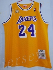 60th Anniversary Honor Edition Lakers Yellow #24 NBA Jersey