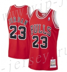 Mitchell&Ness Chicago Bulls Red #23 NBA Jersey