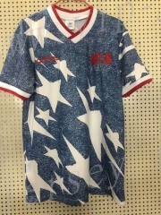 Retro Version 1994 USA Away Blue Thailand Soccer Jersey-811