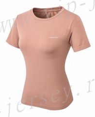 WT003 Pink&Orange Seamless alphabet yoga clothes-815