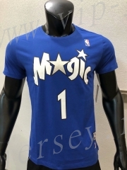 Orlando Magic NBA Blue #1 Cotton T Jersey