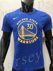 Golden State Warriors NBA Blue Cotton T Jersey