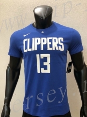 Los Angeles Clippers NBA Blue #13 Cotton T Jersey