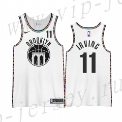 City Edition Brooklyn Nets White #11 NBA Jersey