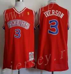 Philadelphia 76ers Red Iverson #3 NBA Jersey