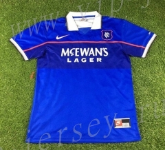 Retro Version 1997-1999 Rangers Home Blue Thailand Soccer Jersey AAA-503
