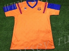 Retro Version 1991-1992 Barcelona Away Orange Thailand Soccer Jersey AAA-503