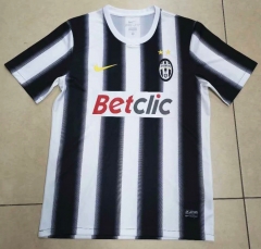 Retro Version 2012 Juventus Home Black&White Thailand Soccer Jersey AAA-912