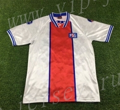 Retro Version 1994-1995 Paris SG Away White Thailand Soccer Jersey AAA-503