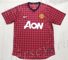 Retro Version 2012-2013 Manchester United Home Red Thailand Soccer Jersey AAA-908