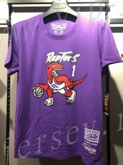 Toronto Raptors NBA Purple #1 Cotton T Jersey