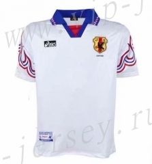 Retro Version 1996 Japan Away White Thailand Soccer Jersey AAA