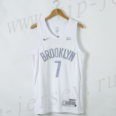 Brooklyn Nets White #7 MVP Version NBA Jersey