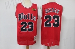 Chicago Bulls Red #23 Old English Faded Limited Edition NBA Jersey