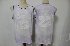 Los Angeles Lakers Light Purple #23 Differentiation Print Limited Edition NBA Jersey