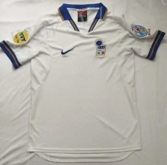 Retro Version 1996 Italy Away White Thailand Soccer Jersey AAA-912