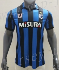 Retro Version 1988-1989 Inter Milan Home Blue&Black Thailand Soccer Jersey AAA-416