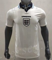 Retro Version 1996 England Home White Thailand Soccer Jersey AAA-416