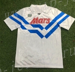 Retro Version 88-89 Napoli Away White Thailand Soccer Jersey AAA-503