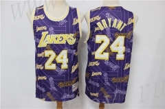 Los Angeles Lakers Purple #24 NBA Jersey